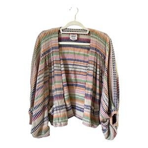 Authentic MISSONI Metallic Zigzag Knit Top - Size Small